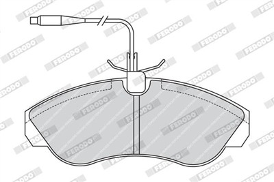 FERODO FVR968 Číslo výrobce: 21799. EAN: 5016687218015.