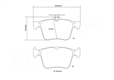 BREMBO 07.B315.41 Číslo výrobce: 25008. EAN: 8020584603116.