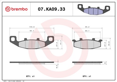 BREMBO 07KA0933 EAN: 8020584635926.