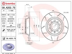 BREMBO 08.A202.75