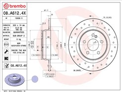 BREMBO 08.A612.4X
