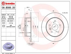 BREMBO 08.B566.21