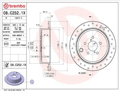 BREMBO 08.C252.1X