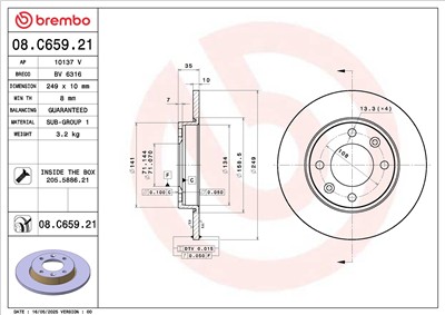 BREMBO 08.C659.21