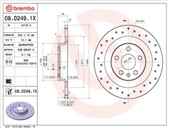 BREMBO 08.D249.1X