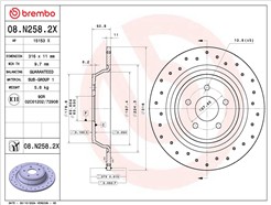 BREMBO 08.N258.2X