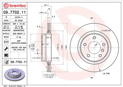 BREMBO 09.7702.11 EAN: 8020584014677.