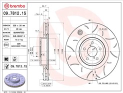 BREMBO 09.7812.1S