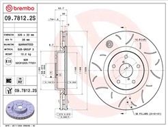 BREMBO 09.7812.2S