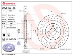 BREMBO 09.8403.5X