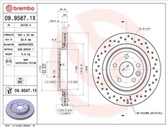 BREMBO 09.9587.1X