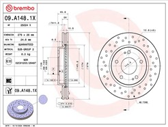 BREMBO 09.A148.1X
