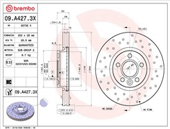 BREMBO 09.A427.3X