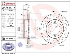BREMBO 09.A634.1X