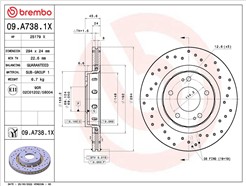 BREMBO 09.A738.1X