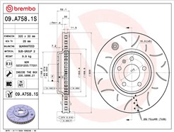 BREMBO 09.A758.1S