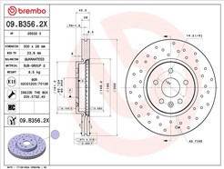 BREMBO 09.B356.2X