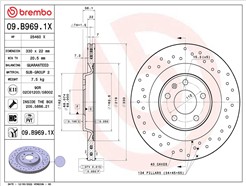 BREMBO 09.B969.1X