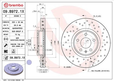 BREMBO 09.B972.1X