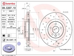 BREMBO 09.C207.1X