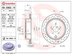 BREMBO 09.C662.1X