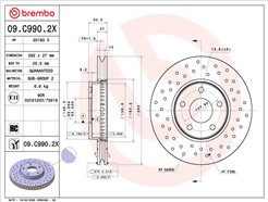 BREMBO 09.C990.2X