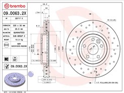 BREMBO 09.D063.2X