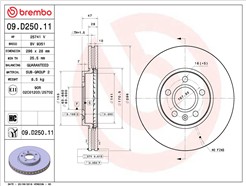 BREMBO 09.D250.11