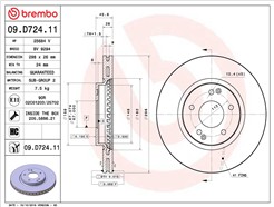 BREMBO 09.D724.11