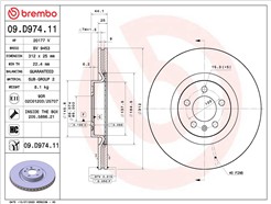BREMBO 09.D974.11