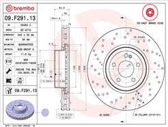 BREMBO 09.F291.13