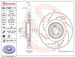 BREMBO 09.F407.11