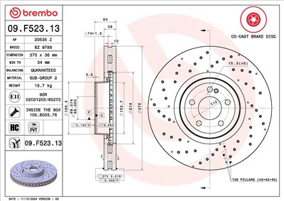 BREMBO 09.F523.13