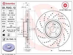 BREMBO 09.F643.13