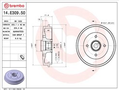 BREMBO 14.E309.50