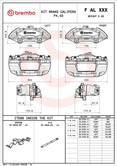 BREMBO F AL E12