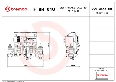 BREMBO F BR 010