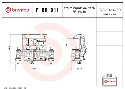 BREMBO F BR 011