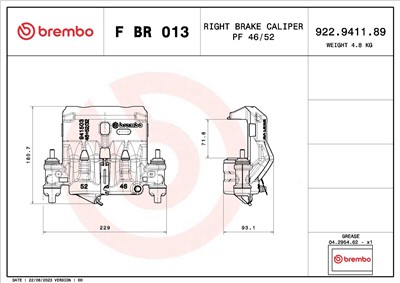 BREMBO F BR 013