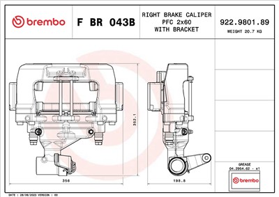 BREMBO F BR 043B EAN: 8020584548516.