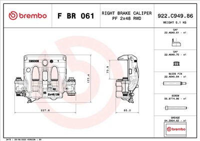 BREMBO F BR 061