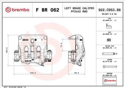 BREMBO F BR 062