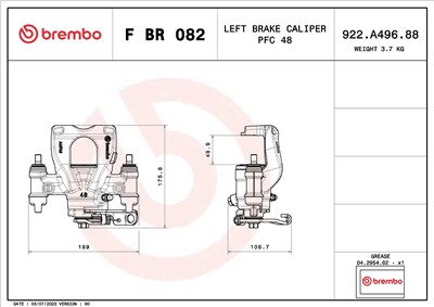 BREMBO F BR 082