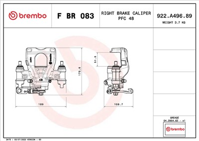 BREMBO F BR 083