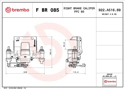 BREMBO F BR 085