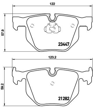 BREMBO P 06 029 Číslo výrobce: 23447. EAN: 8020584050293.
