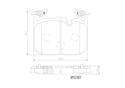 BREMBO P06096NX EAN: 8020584130766.