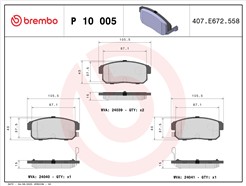 BREMBO P 10 005