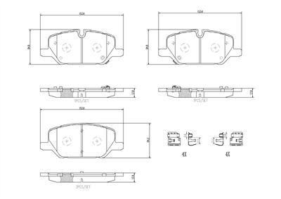 BREMBO P 10 099 Číslo výrobce: D2314 9549. EAN: 8020584128978.