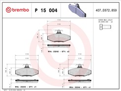 BREMBO P 15 004